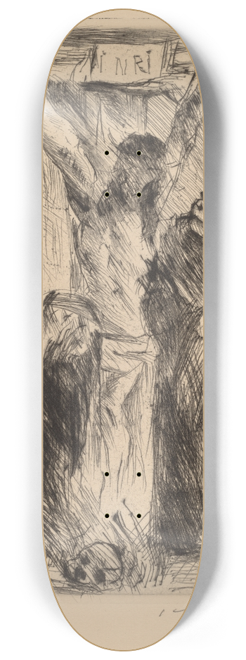 Lovis Corinth - Crucifixion 8.25 inch art skate deck