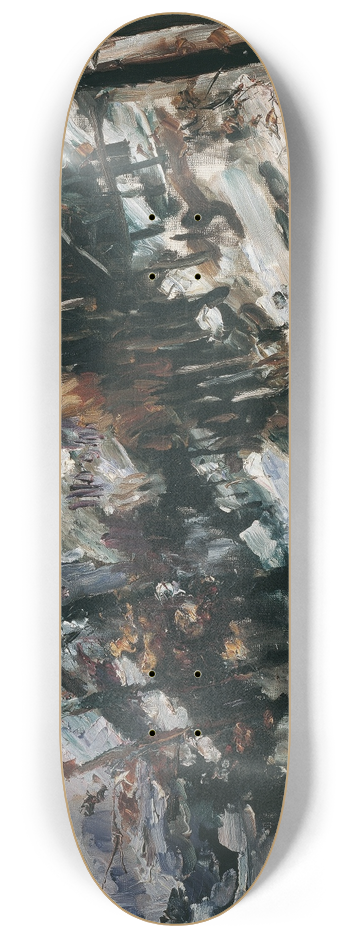 Lovis Corinth - Der Herzogstand Am Walchensee Im Schnee 8.25 inch art skate deck