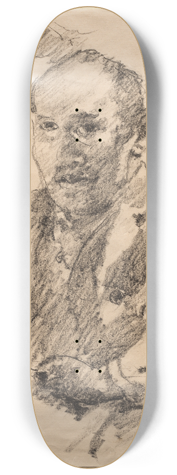 Lovis Corinth - Self-Portrait 8.25 inch art skate deck