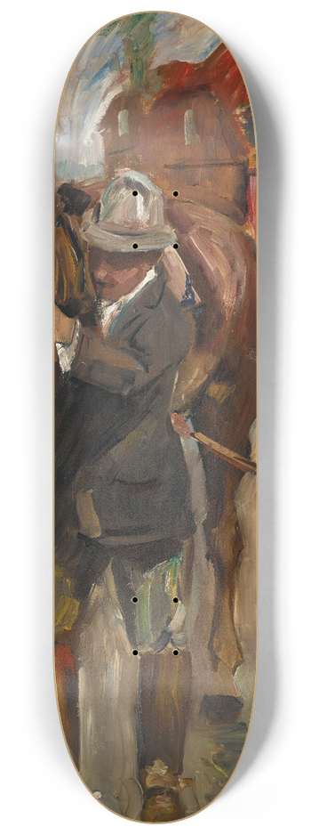 Lovis Corinth - Setting out for a ride 8.25 inch art skate deck