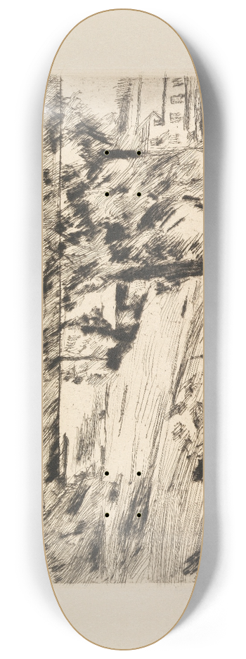 Lovis Corinth - Walchensee 8.25 inch art skate deck