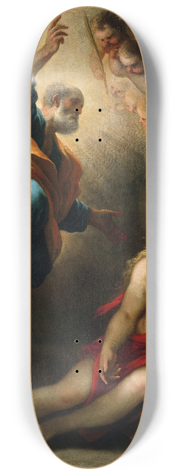 Luca Giordano - Saint Peter healing Saint Agatha 8.25 inch art skate deck