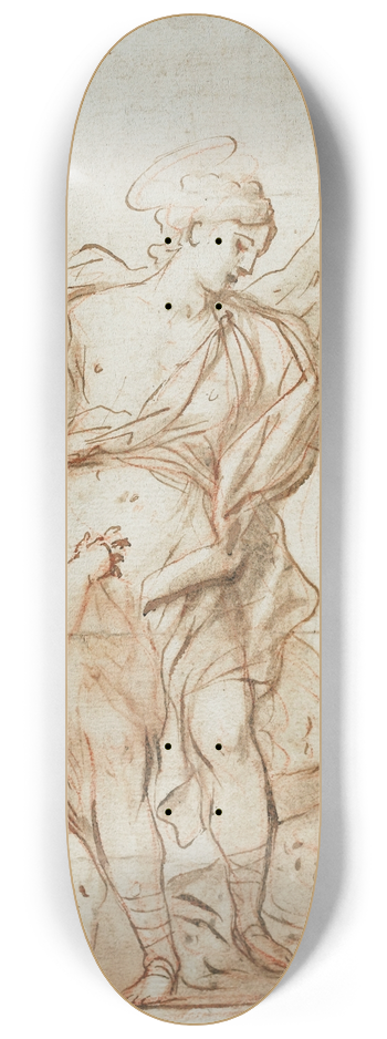 Luca Giordano - Study for a sculpture 8.25 inch art skate deck