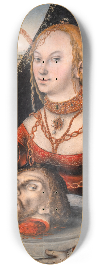 Lucas Cranach the Younger - Salome 8.25 inch art skate deck