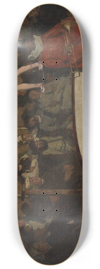 Lucien Simon - Markedssirkus i Bretagne 8.25 inch art skate deck