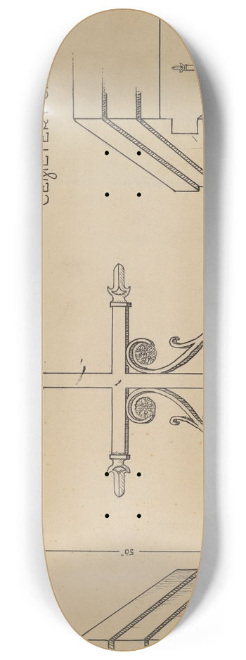 Lucien Verbeke - Cross 8.25 inch art skate deck