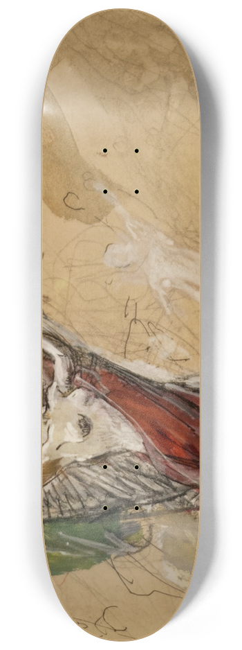 Luc-Olivier Merson - tude de figures volantes 8.25 inch art skate deck
