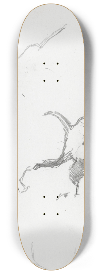 Ludvig Karsten - Oksehode 8.25 inch art skate deck