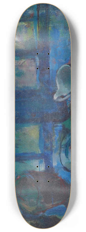 Ludvig Karsten - The Blue Kitchen 8.25 inch art skate deck