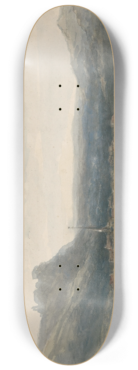 Johannes Gijsbert Vogel - Gezicht op Valkenburg, Limburg 8.25 inch art skate deck