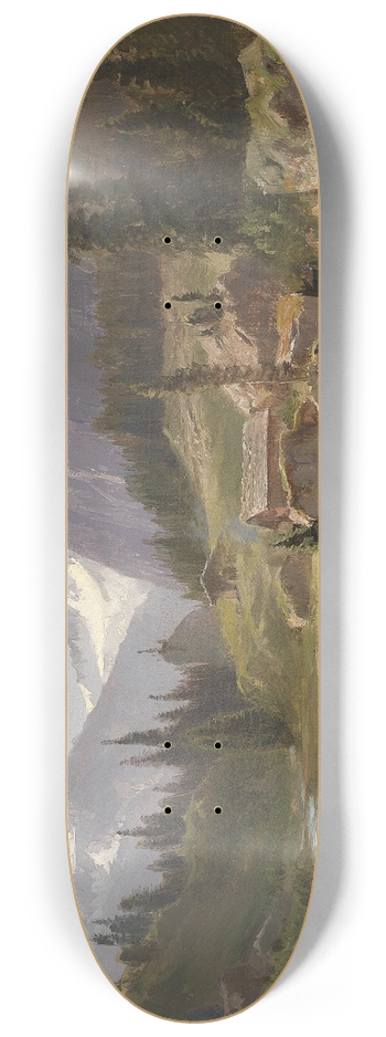 Ludwig Halauska - Gebirgslandschaft 8.25 inch art skate deck