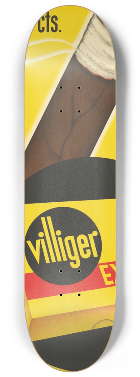 Johannes Handschin - 5 Stck 50 cts.  Villiger Export 8.25 inch art skate deck