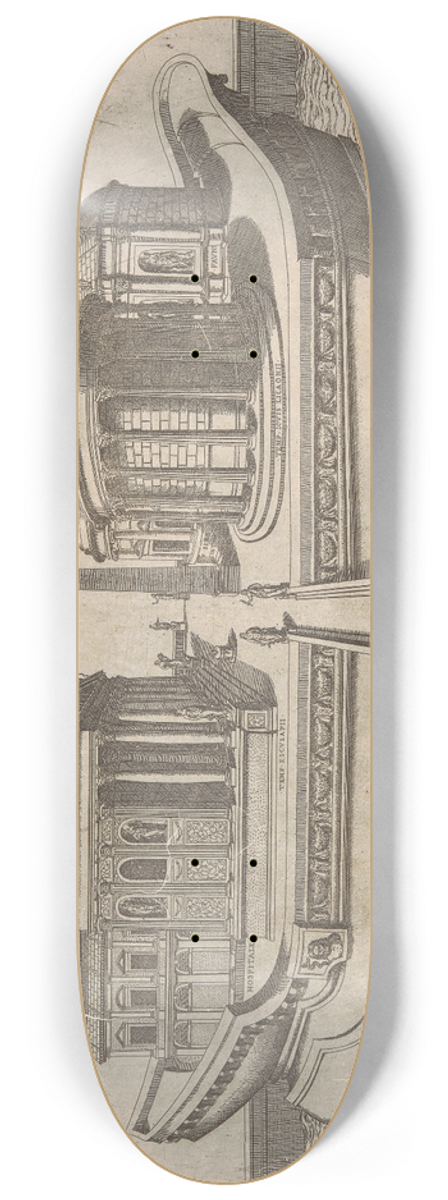 Ambrogio Brambilla - Insula Tiberina 8.25 inch art skate deck