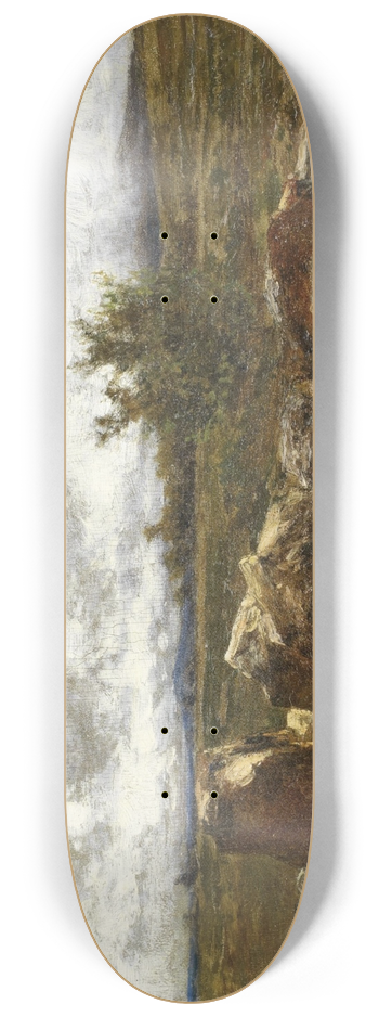 Ludwig Willroider - Aufziehendes Gewitter 8.25 inch art skate deck