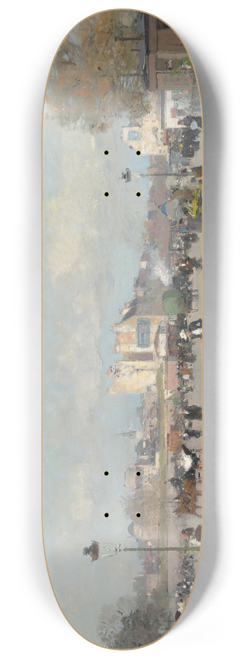 Luigi Loir - Sur le boulevard Berthier, Paris 8.25 inch art skate deck