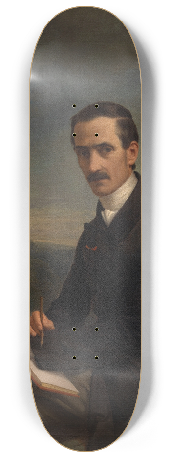 Luigi Rubio - The Painter Alexandre Calame 8.25 inch art skate deck