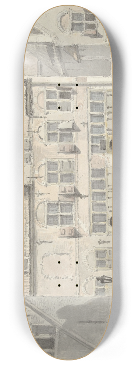 Johannes Jelgerhuis - Huizen te Amersfoort 8.25 inch art skate deck