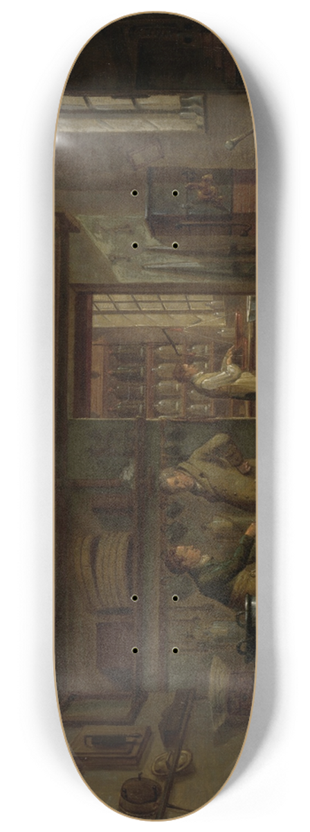 Johannes Jelgerhuis - The Distillery of Apothecary A. dAilly 8.25 inch art skate deck