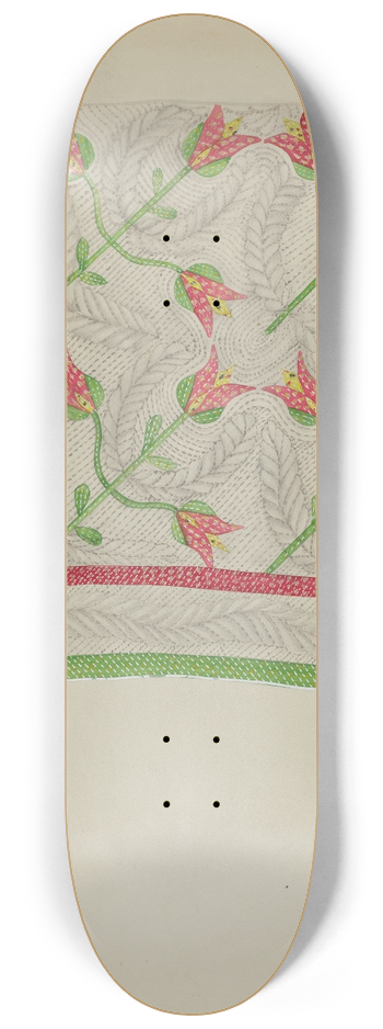 Madeline Arnold - Applique Quilt 8.25 inch art skate deck