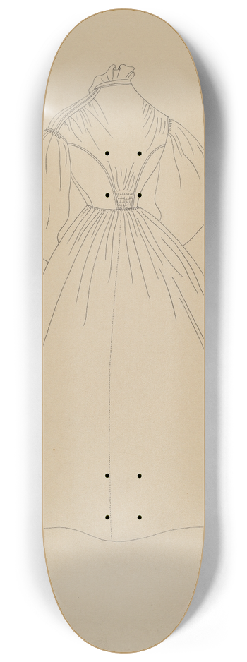 Mae A. Clarke - Dress 8.25 inch art skate deck