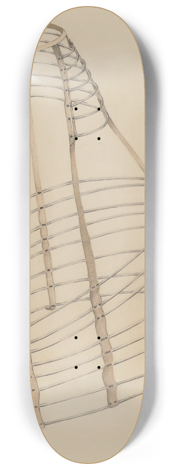 Mae Szilvasy - Hoop 8.25 inch art skate deck