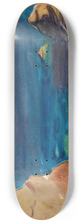 Magnus Enckell - Rantamaisema, luonnos 8.25 inch art skate deck