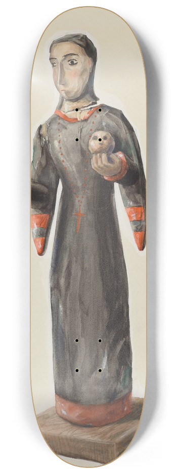 Majel G. Claflin - Santa Rita  (Bulto) 8.25 inch art skate deck