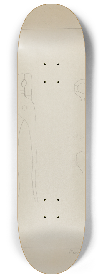 Manuel G. Runyan - Bullet Mold 8.25 inch art skate deck