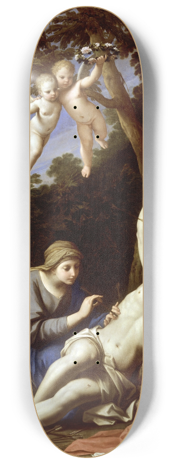 Marcantonio Franceschini - Saint Sbastien soign par Irne 8.25 inch art skate deck