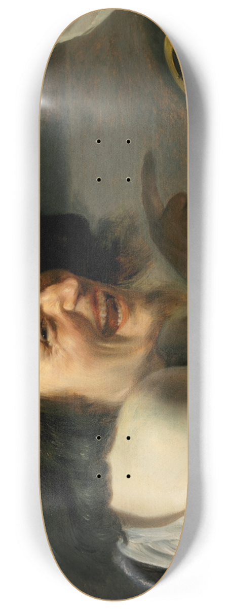 Johannes Paulus Moreelse - Democritus 8.25 inch art skate deck