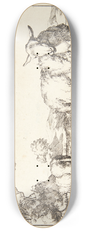 Marcus de Bye - Liggende fr 8.25 inch art skate deck
