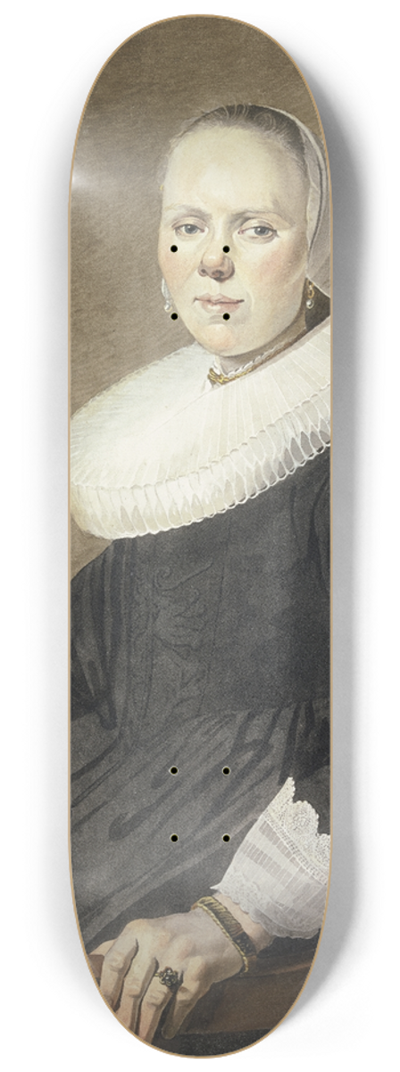Johannes Pieter De Frey - Bildnis einer Frau im Sessel 8.25 inch art skate deck