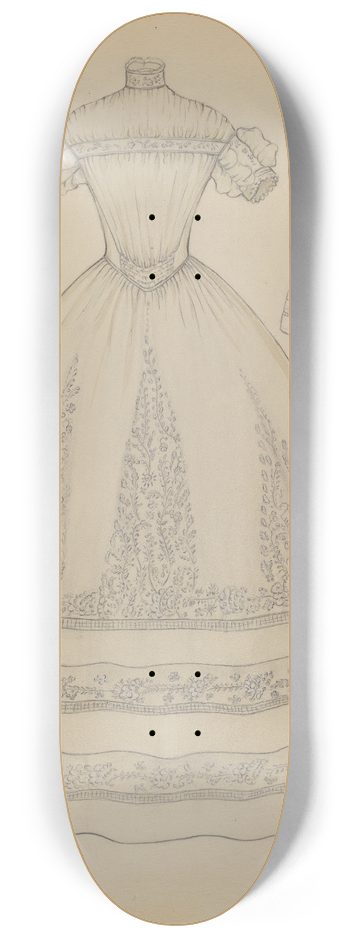 Margaret Concha - Wedding Dress 8.25 inch art skate deck