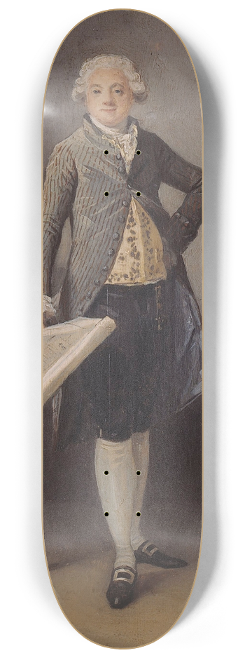 Marguerite Grard - Portrait de larchitecte Claude-Nicolas Ledoux 8.25 inch art skate deck