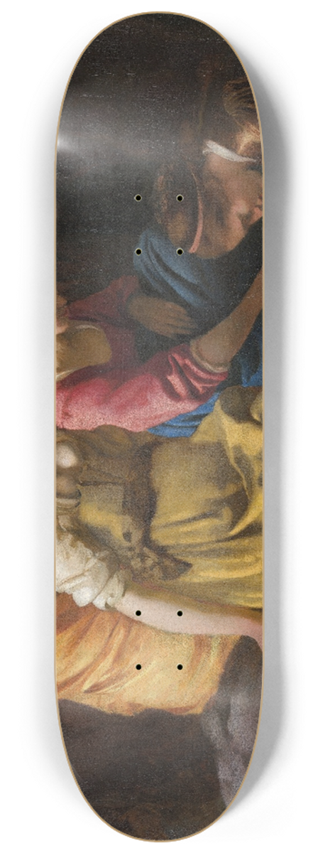 Johannes Vermeer - Diana and Her Nymphs 8.25 inch art skate deck