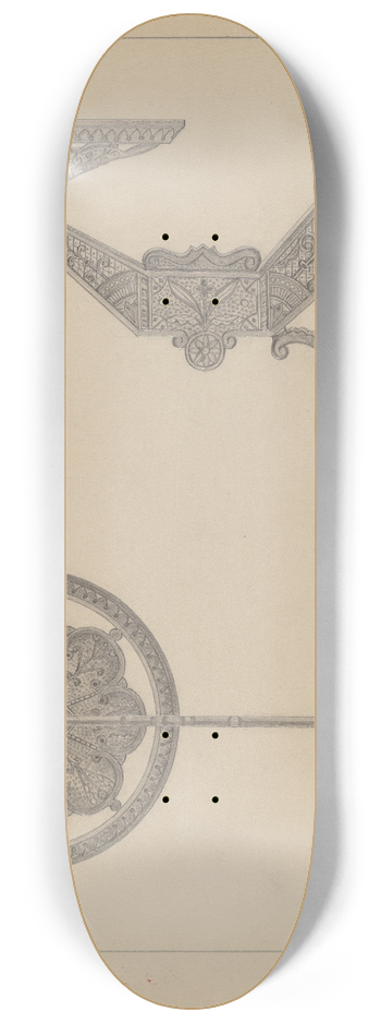 Marie Famularo - Lamp Bracket 8.25 inch art skate deck