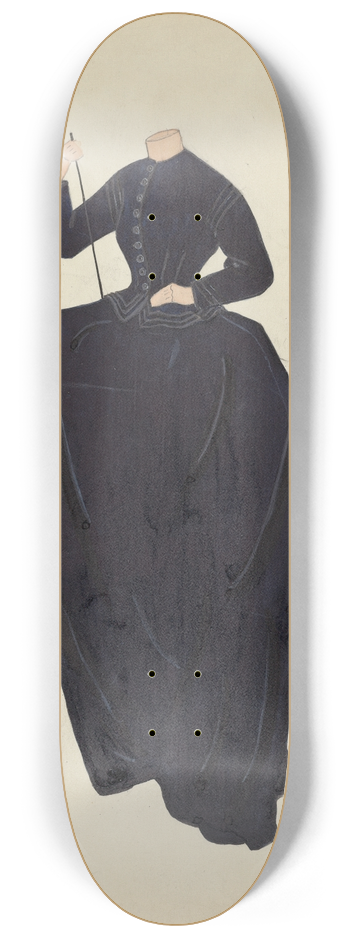 Marie Mitchell - Riding Habit 8.25 inch art skate deck