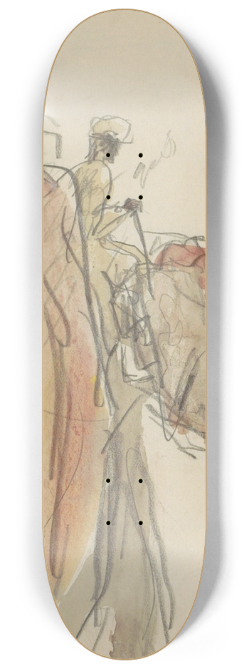 Marius Bauer - Indir op een olifant 8.25 inch art skate deck