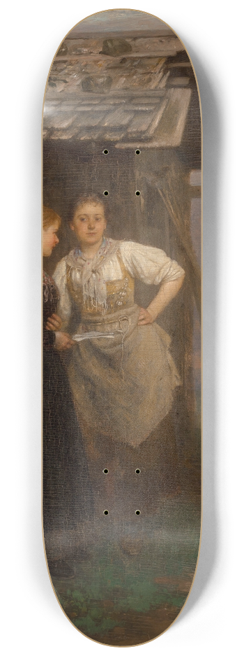 Johann Friedrich Engel - The love letter 8.25 inch art skate deck