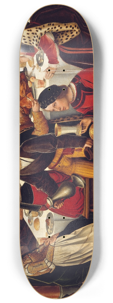 Ambrosius Benson - The Wedding in Cana 8.25 inch art skate deck