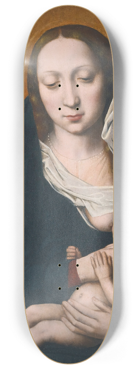 Ambrosius Benson - Virgin And Child 8.25 inch art skate deck