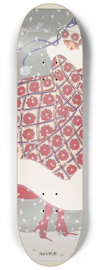 Marthe Romme - Les Douze Mois de lAnne; Nivose 8.25 inch art skate deck