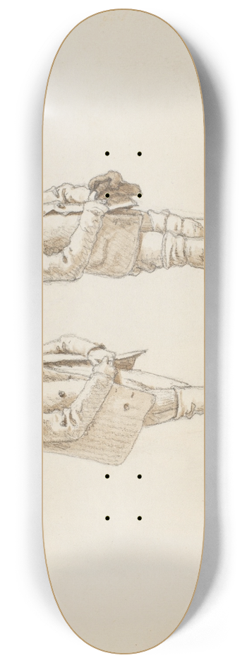 Martinus Rrbye - To fanger fra Forbedringshuset 8.25 inch art skate deck