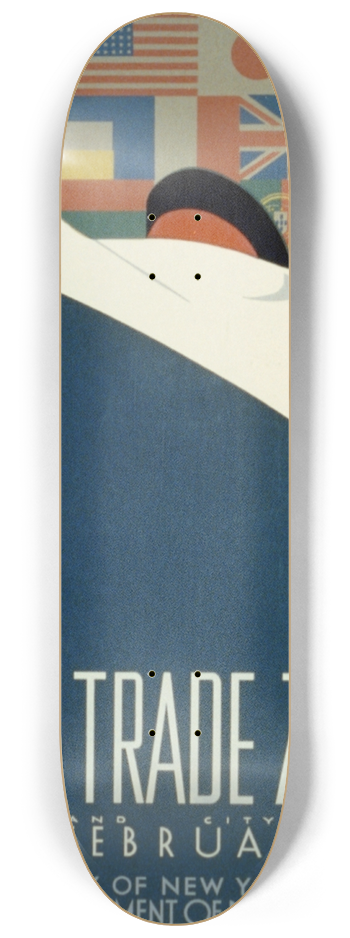 Martin Weitzman - Foreign trade zone no. 1 8.25 inch art skate deck
