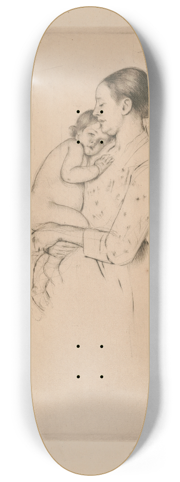 Mary Cassatt - Quietude 8.25 inch art skate deck
