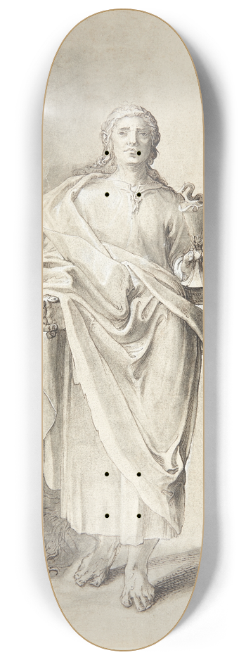 Matthus Gundelach - Jesus og de 12 apostle- Johannes 8.25 inch art skate deck