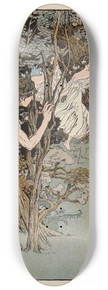 Maud Hunt Squire - So he stepped forward and saw them dancing 8.25 inch art skate deck