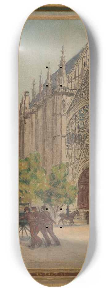 Maurice Chabas - La Chapelle 8.25 inch art skate deck