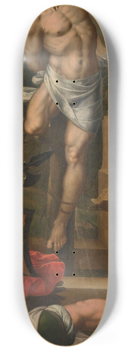 Ambrosius Francken I - Saint George tortured 8.25 inch art skate deck