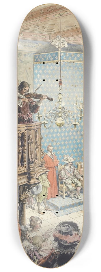 Maurice Leloir - Richelieu le Bal 8.25 inch art skate deck